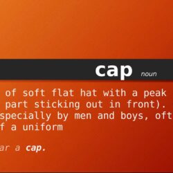 That's cap meaning